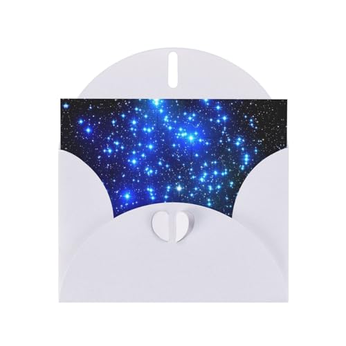 Weiße, elegante Grußkarte mit Galaxie-Stern-Druck, mit Umschlägen, perfekt für Geburtstag, Hochzeit, Valentinstag und mehr Weiße, elegante Grußkarte mit Galaxie-Stern-Druck, mit Umschlägen, perfekt für Geburtstag, Hochzeit, Valentinstag und mehr von SamLng