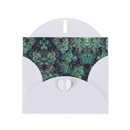 Weiße, elegante grüne Sukkulenten-Druck-Grußkarte mit Umschlägen, perfekt für Geburtstag, Hochzeit, Valentinstag und mehr Weiße, elegante grüne Sukkulenten-Druck-Grußkarte mit Umschlägen, perfekt für Geburtstag, Hochzeit, Valentinstag und mehr von SamLng
