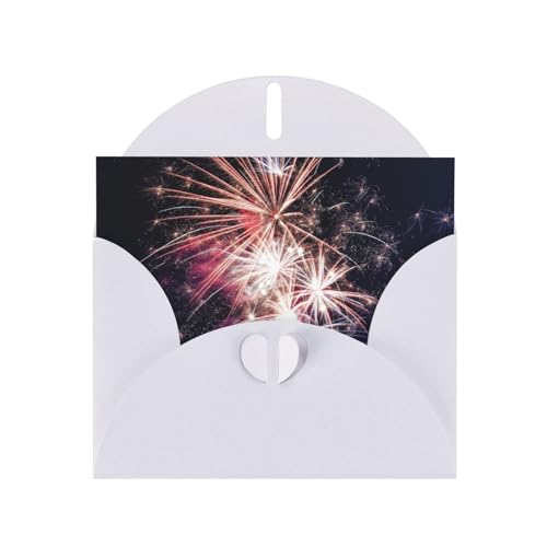 Weiße elegante Explosion Feuerwerk Druck Grußkarte mit Umschlägen - Perfekt für Geburtstag, Hochzeit, Valentinstag und mehr Weiße elegante Explosion Feuerwerk Druck Grußkarte mit Umschlägen - Perfekt für Geburtstag, Hochzeit, Valentinstag und mehr von SamLng