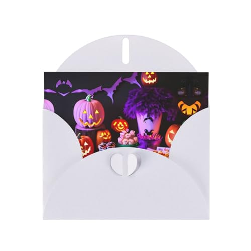 Weiße elegante Grußkarte für Halloween, Karneval, Party, bedruckt, mit Umschlägen, perfekt für Geburtstag, Hochzeit, Valentinstag und mehr Weiße elegante Grußkarte für Halloween, Karneval, Party, bedruckt, mit Umschlägen, perfekt für Geburtstag, Hochzeit, Valentinstag und mehr von SamLng
