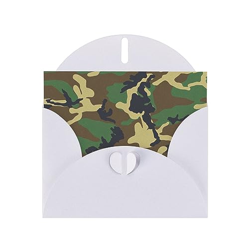 Weiße elegante grüne Militär-Grußkarte mit Umschlägen, perfekt für Geburtstag, Hochzeit, Valentinstag und mehr Weiße elegante grüne Militär-Grußkarte mit Umschlägen, perfekt für Geburtstag, Hochzeit, Valentinstag und mehr von SamLng