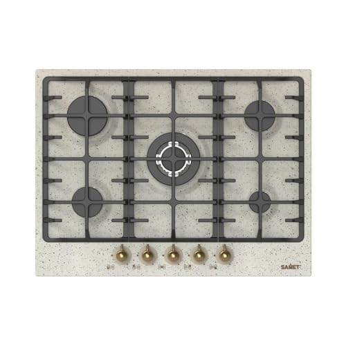 Kochfeld 70 cm mit 5 Brennern Farbe Hafer - Samet Menelao Kochfeld 70 cm mit 5 Brennern Farbe Hafer - Samet Menelao von Samet