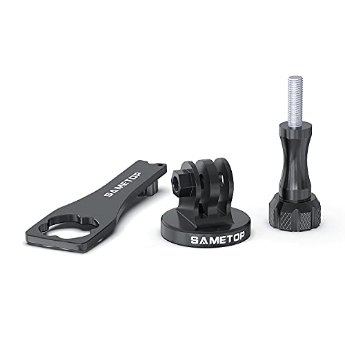 Sametop Alulegierung Kamera Zubehör Tripod Mount Adapter Stativadapter Kompatibel mit GoPro Hero 13, 12, 11, 10, 9, 8, 7, 6, 5, 4, Session, 3+, 3, 2, 1, Hero (2018), Fusion, Max Kameras von Sametop
