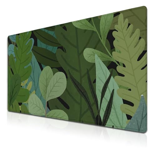 Samgula Full Desk Mat Green Gaming Mousepad XXL, Large Desk Pad for Keyboard and Mouse, Neutral Mouse Pad Waterproof Non-Slip Rubber Base, 89.9 cm X 40.9 cm for Work/Game/Office/Home Monstera Leaves Samgula Full Desk Mat Green Gaming Mousepad XXL, Large Desk Pad for Keyboard and Mouse, Neutral Mouse Pad Waterproof Non-Slip Rubber Base, 89.9 cm X 40.9 cm for Work/Game/Office/Home Monstera Leaves von Samgula
