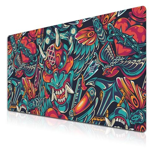Samgula Tastatur-Pads, moderne Schreibtischunterlage, Gaming-Mauspad, XXL-Mauspads, Büroartikel, rutschfeste Gummiunterseite, wasserdicht, mit genähten Kanten, 35,4 x 15,7 cm, für Spielbüro, Samgula Tastatur-Pads, moderne Schreibtischunterlage, Gaming-Mauspad, XXL-Mauspads, Büroartikel, rutschfeste Gummiunterseite, wasserdicht, mit genähten Kanten, 35,4 x 15,7 cm, für Spielbüro, von Samgula