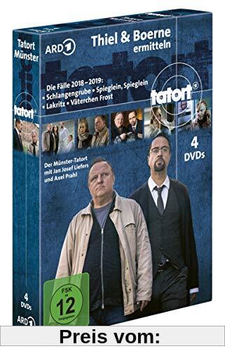Tatort Münster - Thiel und Boerne ermitteln / Die Fälle 2018-2019 [4 DVDs] von Samira Radsi