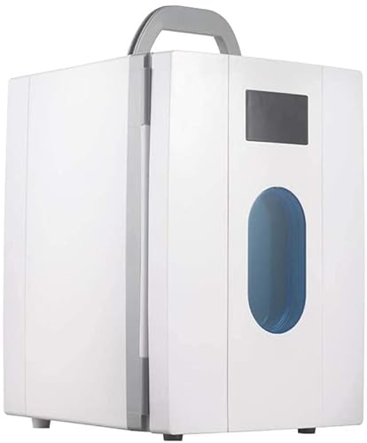 Samnuerly 10 Liter Mini Auto Kühlschrank Kühlschrank Tragbare Elektrische Kühlbox Wärmer Gefrierschrank Outdoor Picknick Reisen [Energieklasse A++] Weiß-23,5 * 27 * 33,5 (White 23.5 * 27 * 33.5) von Samnuerly