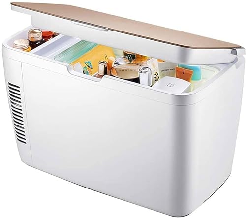 Samnuerly 12-Liter-Kühlschrank mit doppeltem Verwendungszweck, Auto-Stummschaltung, elektronischer Kühler und Wärmer, tragbarer Mini-Kühlschrank mit digitaler Temperaturregelung von Samnuerly