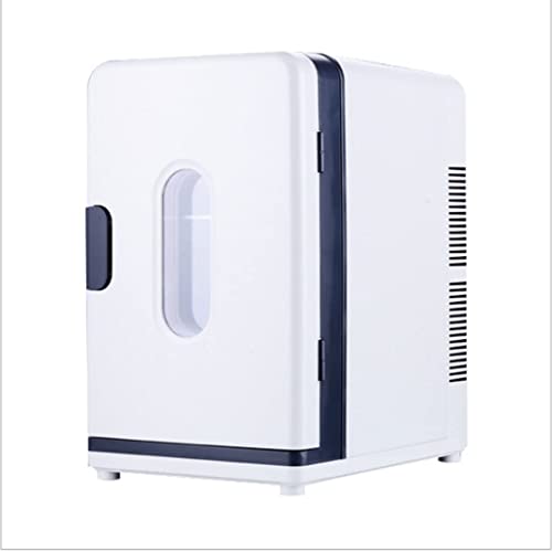 Samnuerly Cool Box Autokühlschrank, 18L Autokühlschrank, Thermostat, 12V DC Autosteckdosenstromversorgung, tragbarer Minikühlschrank von Samnuerly