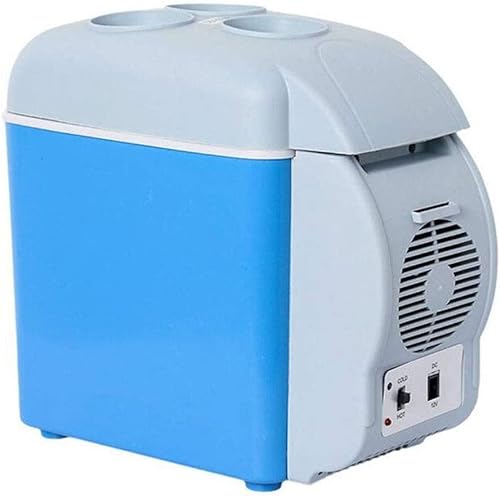 Samnuerly Kühlbox Autokühlschrank, tragbarer 7,5-l-Mini-Gefrierschrank mit großem Fassungsvermögen, Dual-Mode-Temperaturregelung, Kühler-Isolierschrank, geeignet für Reisen/Camping von Samnuerly