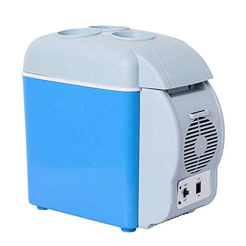 Samnuerly Mini 7,5 l elektrische Autoheizung und Heizung, Mini-Kühlschrank mit Getränkehaltern Kühlschrank von Samnuerly
