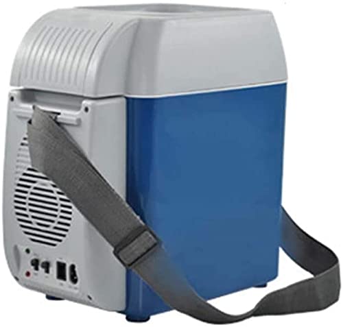 Samnuerly Mini-Kühlschrank, 12 V/240 V, für Auto und Zuhause, tragbarer 7,5-l-Kühlschrank, kühl und warm, Autokühlschrank mit für Reisen und Camping [Energieklasse A++] (Blau 17,8 x 31,2 x 31,5) von Samnuerly