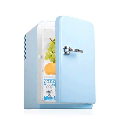 Samnuerly Mini-Kühlschrank, 15L Autokühlschrank Kleiner Mini-Kühlschrank für Haushaltsheizung und -kühlung langlebig von Samnuerly