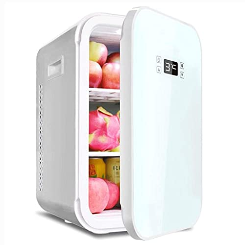 Samnuerly Mini-Kühlschrank 22 l tragbare elektrische Kühlbox mit kleinem Gefrierfach für Autos, Autoreisen, Wohnungen, Büros, Schlafsäle von Samnuerly