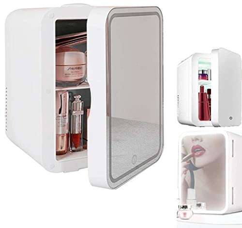 Samnuerly Professionelle Schönheits-Hautpflege-Mini-Kühlschrank, tragbare Kühlschrank-Kosmetik-LED-Innenbeleuchtung für Make-up- und Hautpflege-Häuser, Autos, Bars von Samnuerly