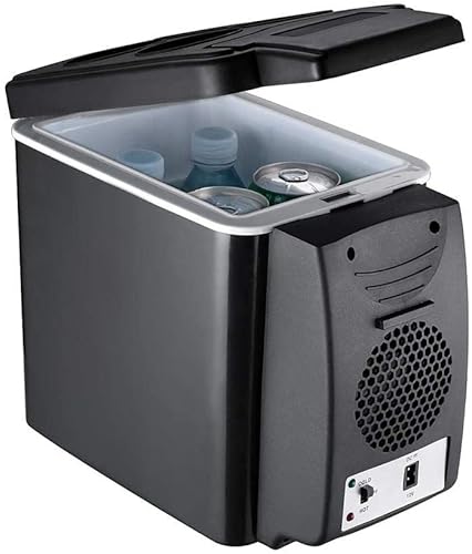 Samnuerly Tragbarer Auto-Kühlschrank mit Gefrierfach, tragbarer 6-Liter-Autokühlschrank, 12 V, Multifunktions-Temperaturregelung, Dual-Use-Box, Kühler, wärmer, Fahrzeugkühlschrank für Reisen zu Hause Samnuerly Tragbarer Auto-Kühlschrank mit Gefrierfach, tragbarer 6-Liter-Autokühlschrank, 12 V, Multifunktions-Temperaturregelung, Dual-Use-Box, Kühler, wärmer, Fahrzeugkühlschrank für Reisen zu Hause von Samnuerly