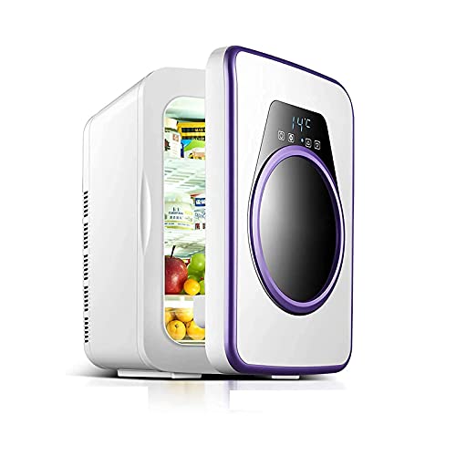 Tragbarer Kühlschrank Mini-Kühlschrank, tragbarer kompakter persönlicher Kühlschrank, 22 Liter Mini-Kühlschrank, tragbarer Make-up-Hautpflege-Kühlschrank, mit AC/Power – ideal für Schlafzimm von Samnuerly