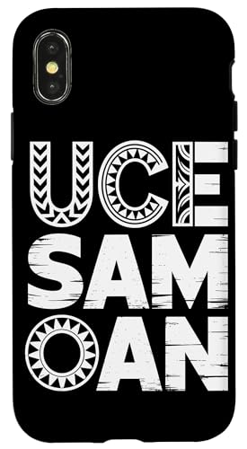 Samoanischer Stamm Samoa Polynesisch Tanoa Uce Samoan Hülle für iPhone X/XS Samoanischer Stamm Samoa Polynesisch Tanoa Uce Samoan Hülle für iPhone X/XS von Samoan Gifts for Men and Women