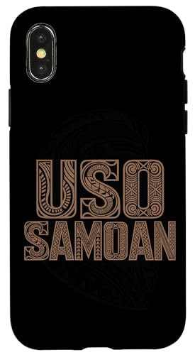 Samoanischer Stamm Samoa Polynesisch Tanoa Uso Samoan Hülle für iPhone X/XS Samoanischer Stamm Samoa Polynesisch Tanoa Uso Samoan Hülle für iPhone X/XS von Samoan Gifts for Men and Women