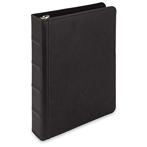 Samsill Vintage 1 Inch 3 Ring Professional Binder Organizer/Holds 8.5" x 11" Sheets and Sheet Protectors/Planner Binder/Book Binder/Look and Feel of Black Antique Leather Samsill Vintage 1 Inch 3 Ring Professional Binder Organizer/Holds 8.5" x 11" Sheets and Sheet Protectors/Planner Binder/Book Binder/Look and Feel of Black Antique Leather von Samsill