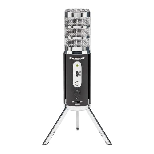 SAMSON Satellite - USB/iOS Broadcast Microphone for capturing high-definition audio on your computer, iPhone or iPad - Black, SASAT von Samson