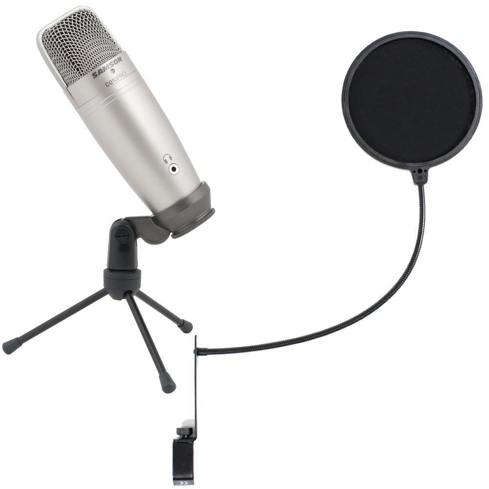 Samson C01U Pro Large-Diaphragm Condenser Microphone with Pop Filter Samson C01U Pro Large-Diaphragm Condenser Microphone with Pop Filter von Samson