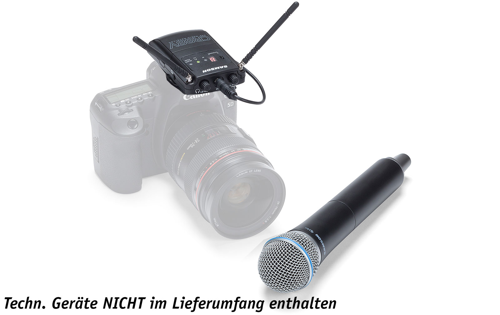 Samson Concert 88V Camera System, Handheld - CH38 von Samson