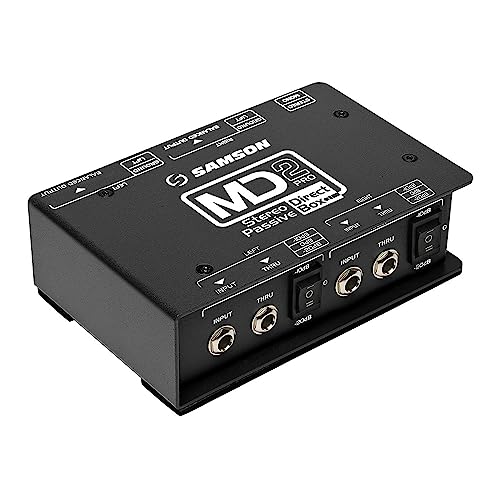 Samson MD2 Pro – Stereo Passive DI-Box Samson MD2 Pro – Stereo Passive DI-Box von Samson