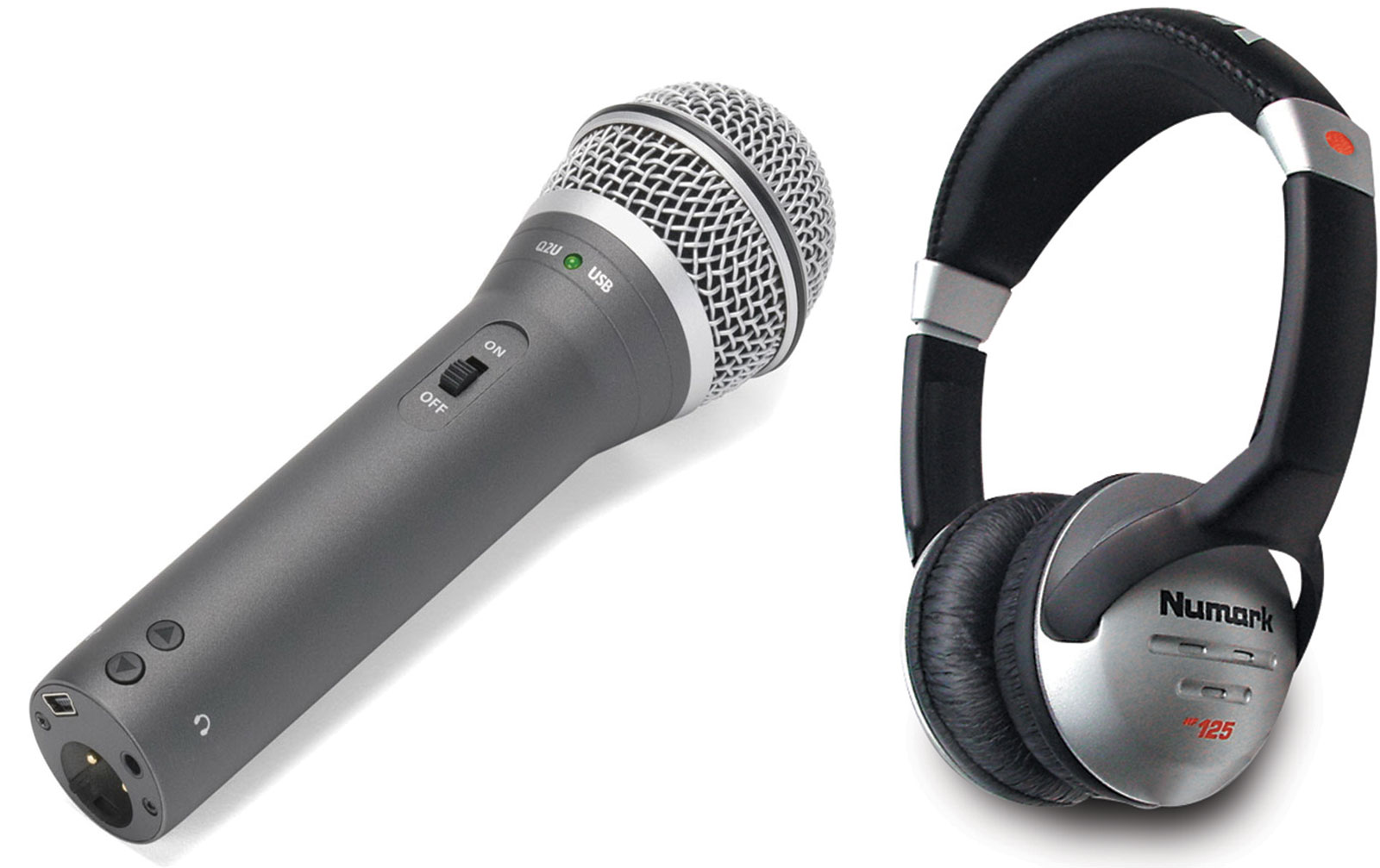 Samson Q2U USB-XLR Dynamic Microphone & Kopfhörer Bundle Samson Q2U USB-XLR Dynamic Microphone & Kopfhörer Bundle von Samson