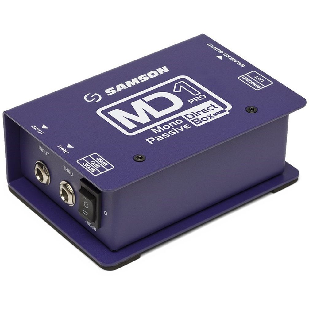 Samson S-Max MD1Pro - Mono Passive Direct Box Samson S-Max MD1Pro - Mono Passive Direct Box von Samson