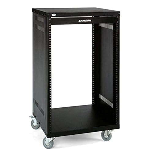 Samson SRK16 Rack 19 Zoll / 48,3 cm für 16 Einheiten, Schwarz von Samson