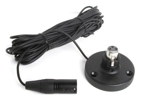 Samson XFM1 Basis für Schwanenhals-Mikrofon, XLR weiblich mit XLR-Kabel, Schwarz Samson XFM1 Basis für Schwanenhals-Mikrofon, XLR weiblich mit XLR-Kabel, Schwarz von Samson