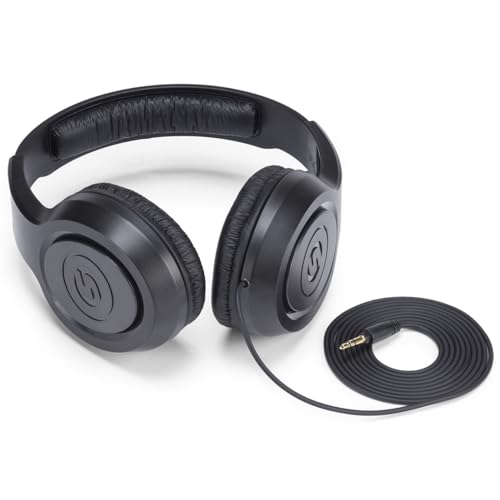 Samson SR350 Over-Ear-Stereo-Kopfhörer mit geschlossener Rückseite, Studio-Referenzüberwachung von Samson Technologies
