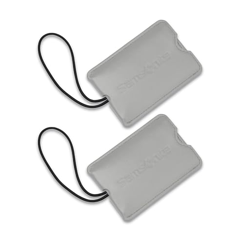 Samsonite 2 x Vinyl-ID-Tags, Hellgrau, Hellgrau, Samsonite Vinyl-ID-Tags Samsonite 2 x Vinyl-ID-Tags, Hellgrau, Hellgrau, Samsonite Vinyl-ID-Tags von Samsonite