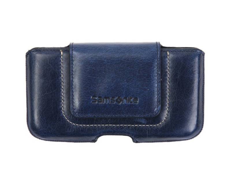 Samsonite Handyhülle Toronto Handy-Tasche Schutz-Hülle Blau, hochwertige Gürtel-Tasche für klassisches Handy MP4 / MP3-Player etc von Samsonite