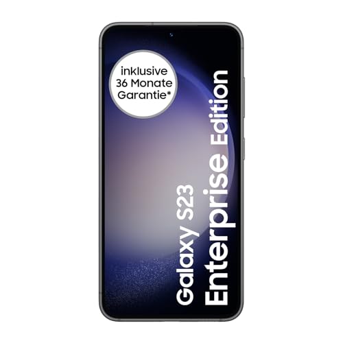 Samsung Galaxy S23 Enterprise Edition, 6,1 Zoll Android Smartphone, 128 GB, 3.900 mAh Akku, Business Handy, Smartphone ohne Vertrag, Phantom Black von Samsung Business