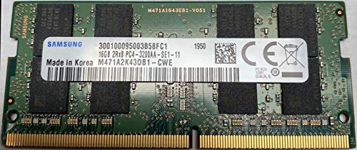 16GB DDR4 3200MHz PC4-25600 1,2V 2Rx8 260-Pin SODIMM Laptop Arbeitsspeicher RAM Module M471A2K43DB1-CWE von Samsung