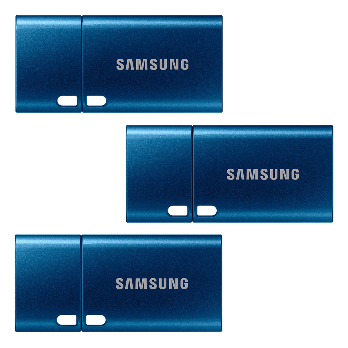 3er Pack Samsung USB Type-C 64GB Blau USB-Stick, Typ-C 3.2 Gen 1x1 von Samsung
