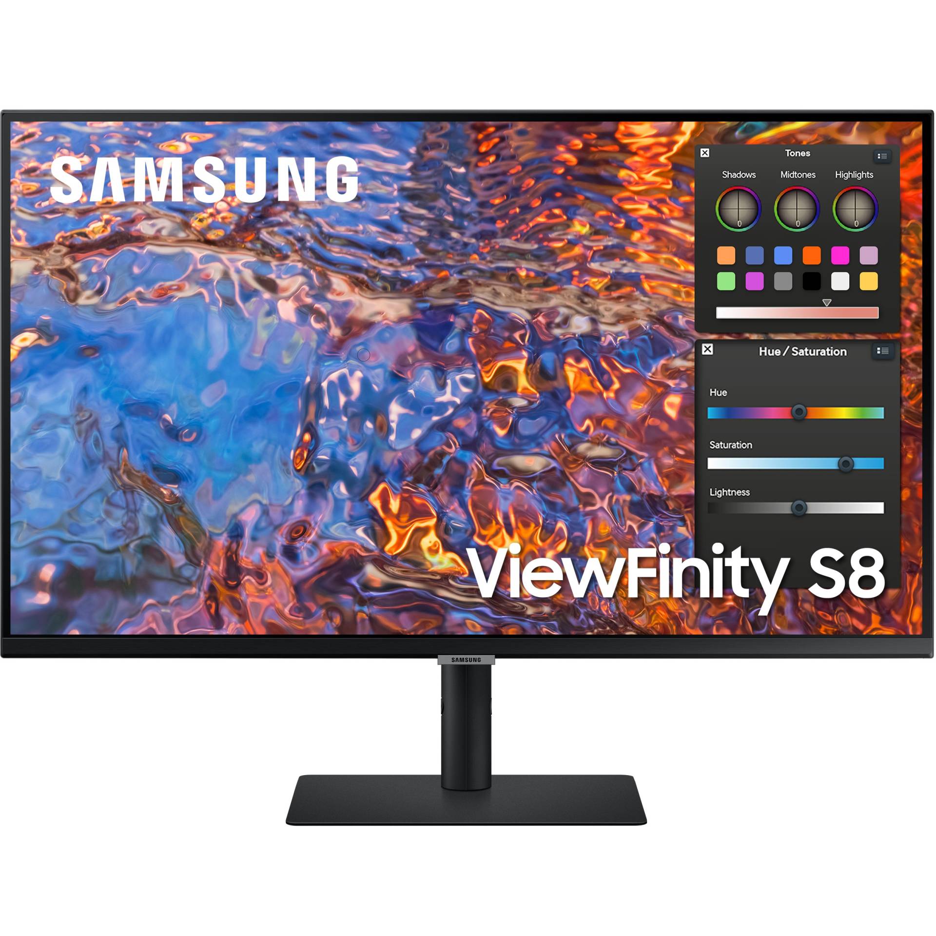 81.3cm/32'' (3840x2160) Samsung S32B800PXP ViewFinity S8 S32B800PXU 16:9 5ms IPS HDMI DisplayPort USB-C VESA Pivot 4K Black von Samsung