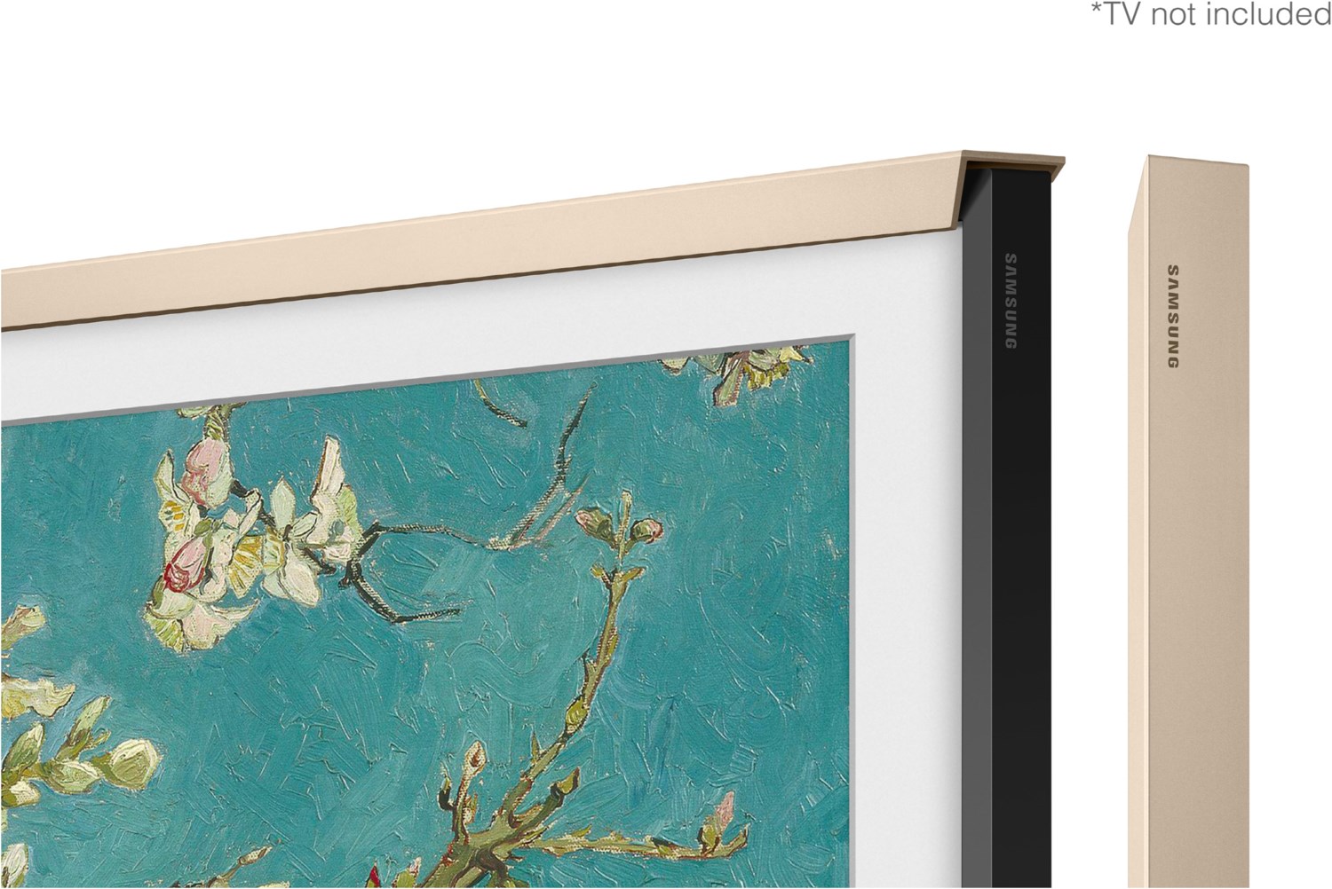 Austauschbarer Rahmen (abgeschrägt) für The Frame 85" (2021-2023) sandgold von Samsung