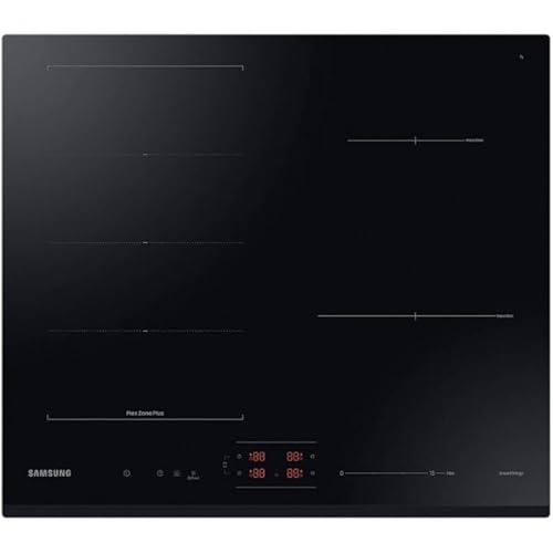 Built-in hob Samsung NZ64B6056GK/U2, Glass ceramic, 4 cooking zones, Flex Zone Plus, SmartThings Cooking, Auto Connectivity, 60 cm, Black Built-in hob Samsung NZ64B6056GK/U2, Glass ceramic, 4 cooking zones, Flex Zone Plus, SmartThings Cooking, Auto Connectivity, 60 cm, Black von Samsung
