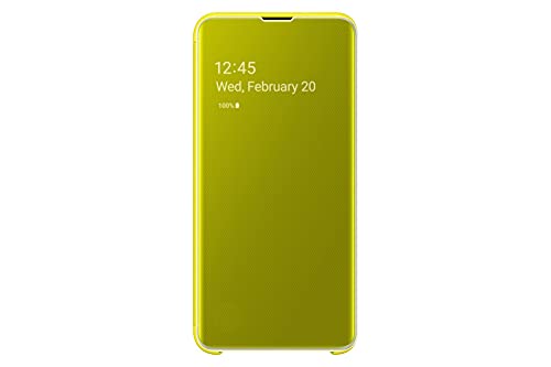Clear View Cover für Galaxy S10e Gelb von Samsung