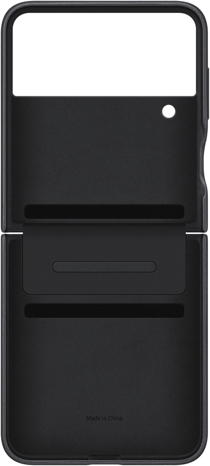 Flap Leather Cover für Galaxy Z Flip4 schwarz Flap Leather Cover für Galaxy Z Flip4 schwarz von Samsung
