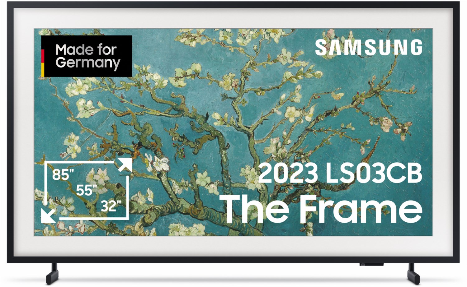 GQ32LS03CBU The Frame (2023) 80 cm (32") QLED-TV schwarz / F von Samsung