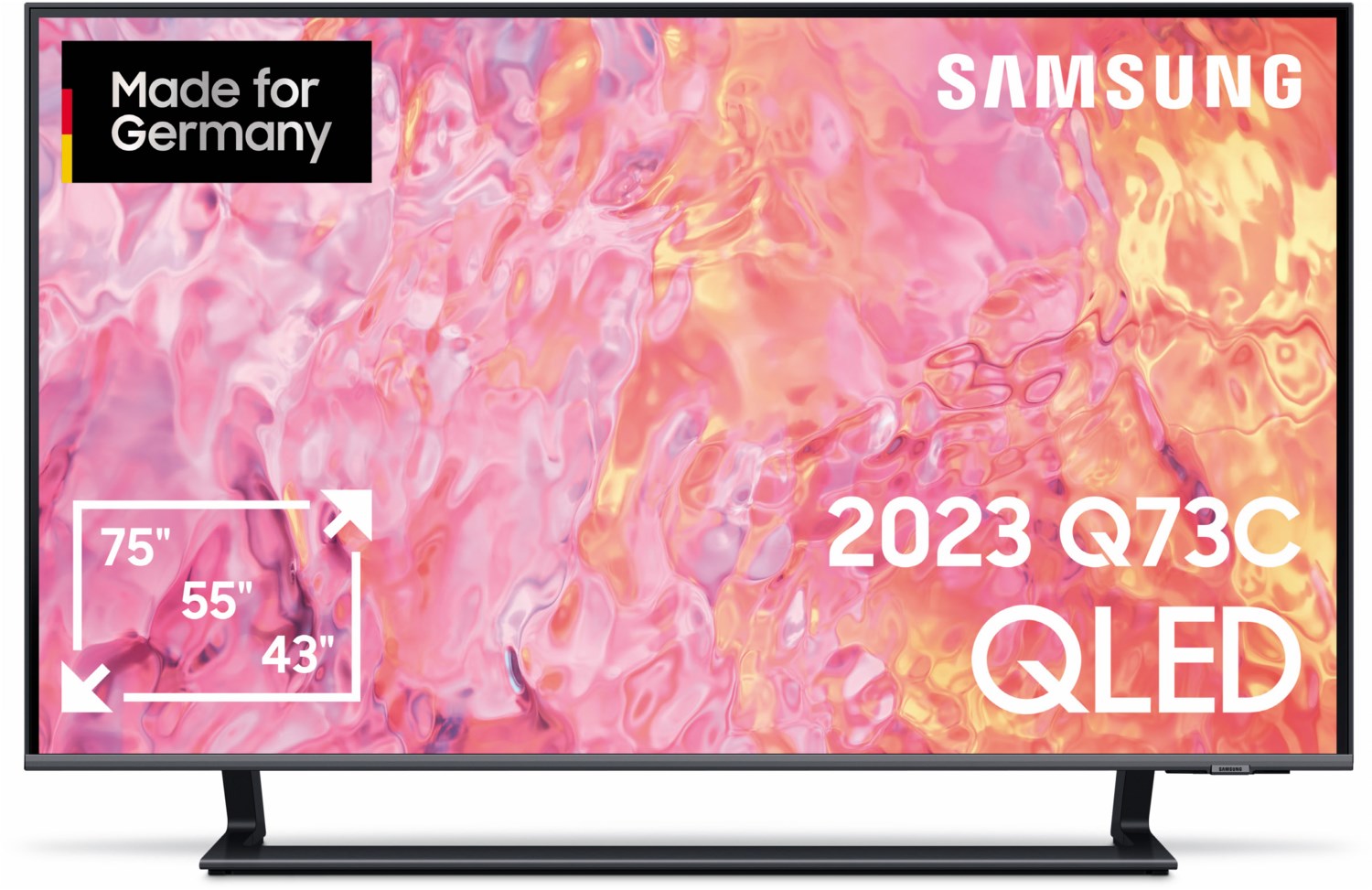 GQ43Q73CAU 108 cm (43") QLED-TV titangrau / F von Samsung