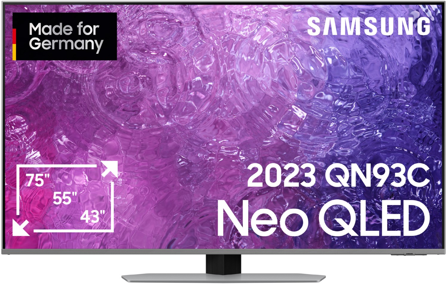 GQ43QN93CAT 108 cm (43") Neo QLED-TV eclipsesilber / G von Samsung