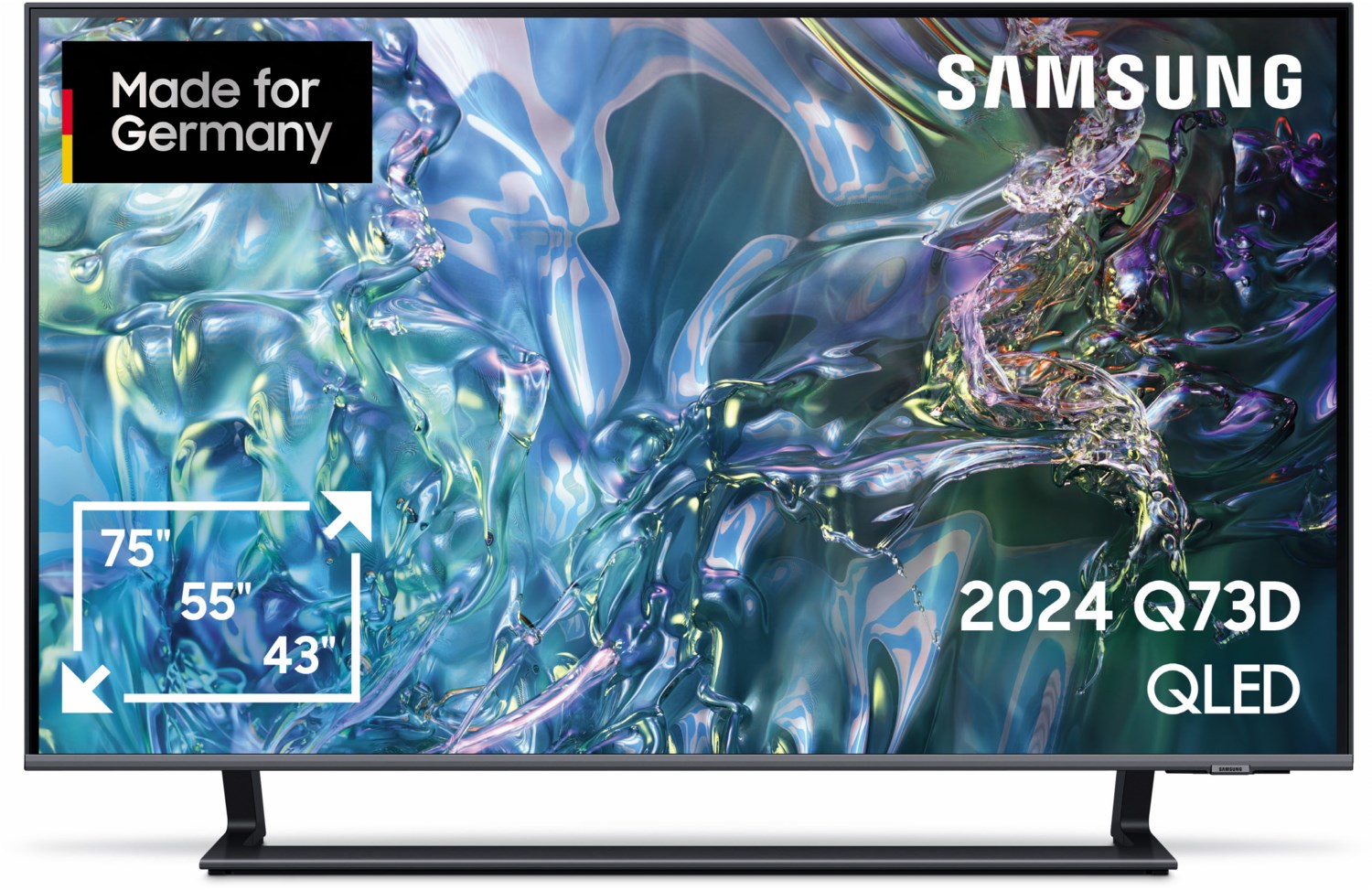 GQ50Q73DAU 125 cm (50") QLED-TV Titangrau / E von Samsung