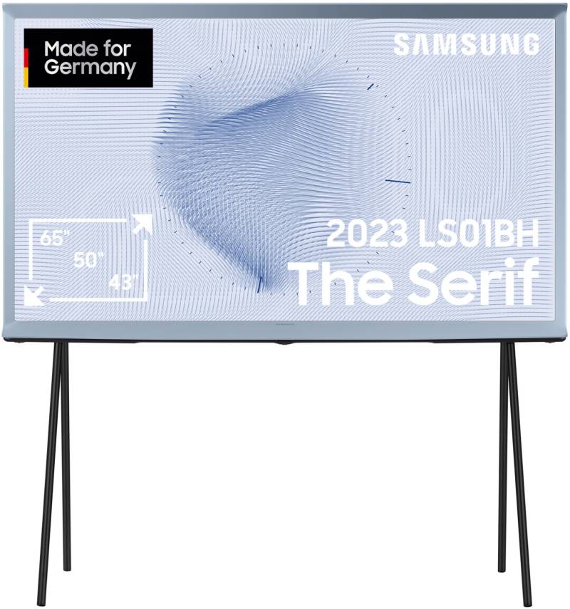 GQ55LS01BHU The Serif (2023) 138 cm (55") QLED-TV cotton blue / G von Samsung