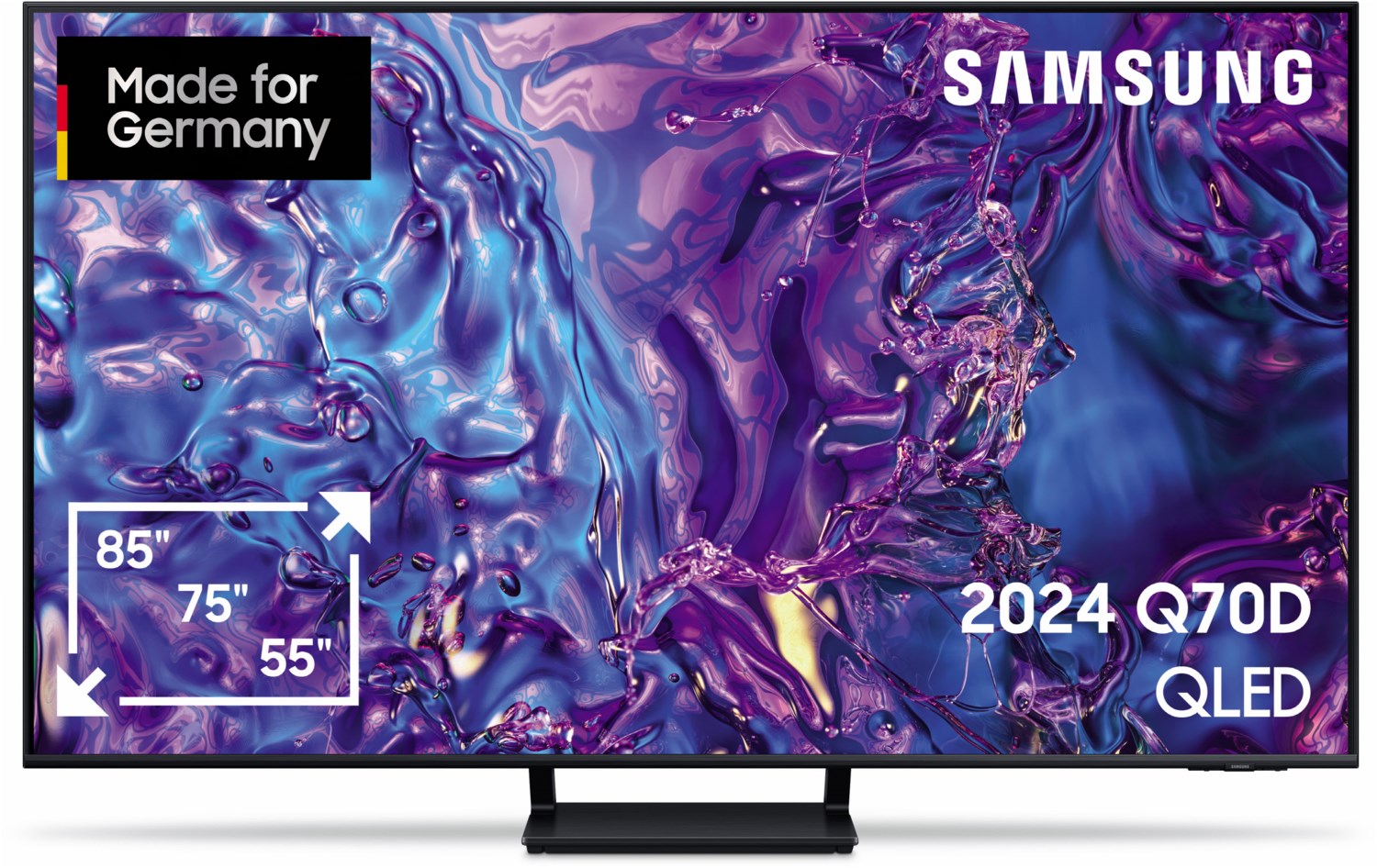 GQ55Q70DAT 138 cm (55") QLED-TV schwarz / E von Samsung