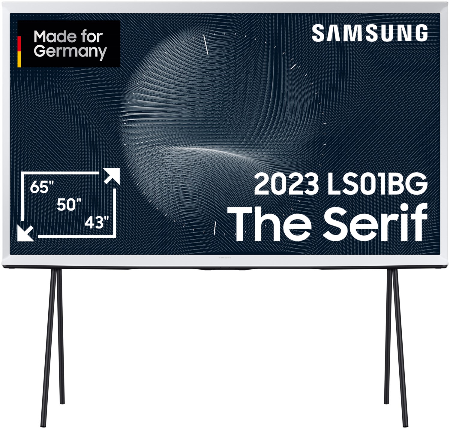 GQ65LS01BGU The Serif (2023) 163 cm (65") QLED-TV cloud white / F von Samsung